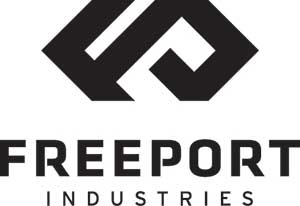 The Freeport Industries logo.